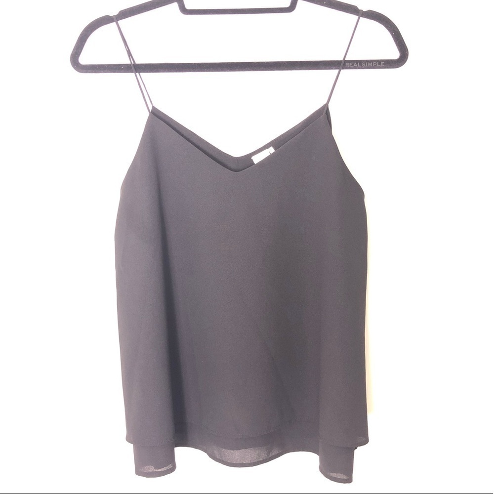 Paper Crane Black Cami Size Small